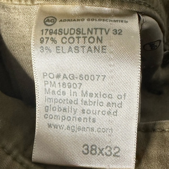 AG Adriano Goldschmied Olive Trousers - Picture 5 of 5